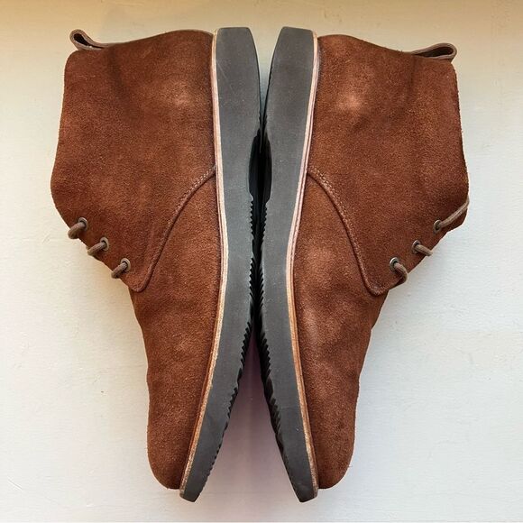 Samuel Hubbard Mahogany Brown Suede Re-Boot Chukka Lace Up Boots Men’s Size 13 - Picture 7 of 15